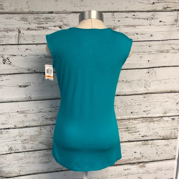 NEW INC Mariner Sleeveless Lace Up Top Size Small - Picture 3 of 4